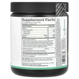 Rule One Proteins, заряженные энергией фрукты и зелень, ягодное ассорти, 138 г (4,87 унции)