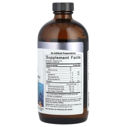 Nature's Answer, Рыбий жир с Омега-3 (ЭПК и ДГК) из глубоководных видов рыб, натуральный апельсиновый вкус, 16 жидких унций (480 мл)