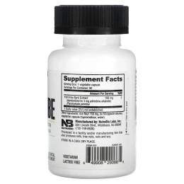 NutraBio, йохимбе, 100 мг, 90 капсул (100 мг в капсуле)