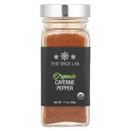 The Spice Lab, органический кайенский перец, 48 г (1,7 унции)