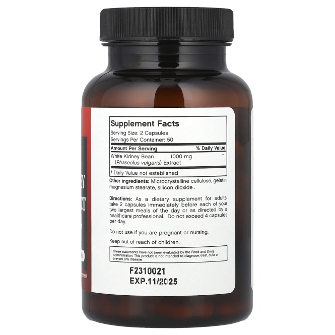 FutureBiotics, Экстракт белой фасоли, 100 капсул