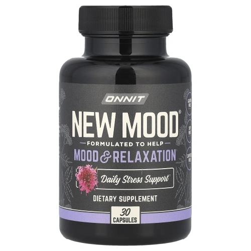 Onnit, "Новое настроение", настроение и релаксация, 30 капсул