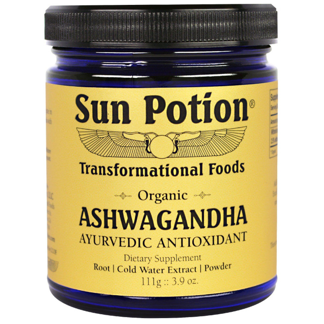 Sun Potion, Ashwagandha Powder, Organic, 3.9 oz (111 g)