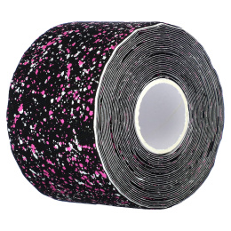 Heali Medical Corp, дышащее эластичное кинезиологическое тейпирование, розовые пятна, 20 предварительно нарезанных полосок