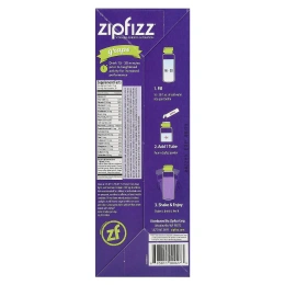Zipfizz, Смесь для энергетических напитков, виноград, 20 тюбиков, 11 г (0,39 унции)