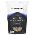 Terrasoul Superfoods, Шелковица белая, сушеная на солнце, 16 унций (454 г)