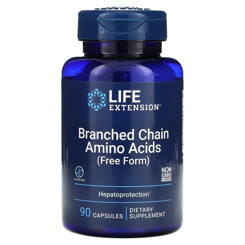 Life Extension, Аминокислоты с разветвлённой цепью, 90 капсул