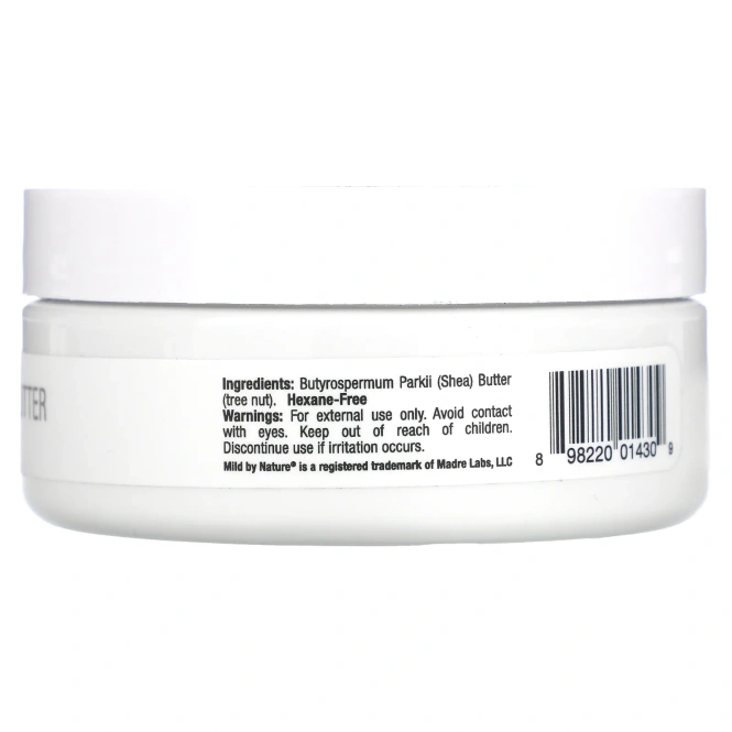 Mild By Nature, Увлажняющее масло ши, 85 г (3 унции)