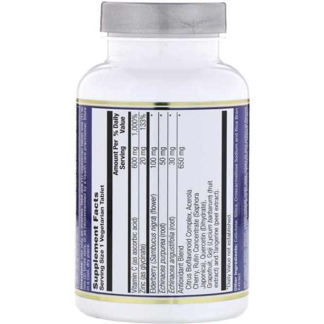 Vita Logic, C-Zinz with Echinacea, 50 Vegetarian Tablets