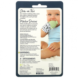 Itzy Ritzy, Itzy Mitt, пищевой силиконовый прорезыватель для зубов, от 3 месяцев, от ламы, 1 прорезыватель для зубов