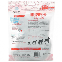 Farmland Traditions, Dogs Love Beef, Вяленое лакомство, 13,5 унций (382 г)