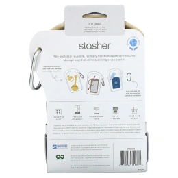 Stasher, Go Bag, черный, 532 мл (18 жидк. унций)