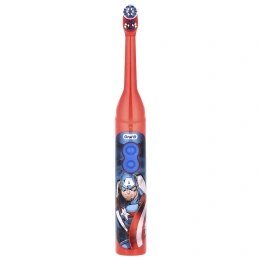 Oral-B, Зубная щетка на батарейках, мягкая, для детей от 3 лет, Marvel Avengers, 1 зубная щетка
