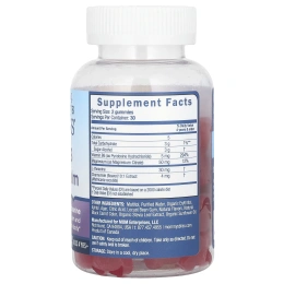 Mommy's Bliss, жевательные таблетки для детей с магнием и L-теанином, без сахара, для детей от 4 лет, малиновый лимонад, 60 жевательных таблеток