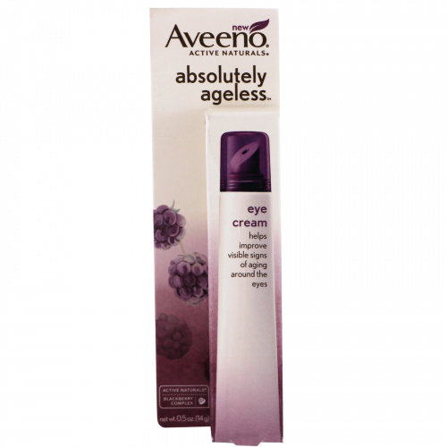 Aveeno, Absolutely Ageless, крем для кожи вокруг глаз, .5 унц. ( 14 г)