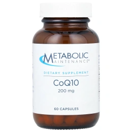 Metabolic Maintenance, коэнзимQ10, 200 мг, 60 капсул