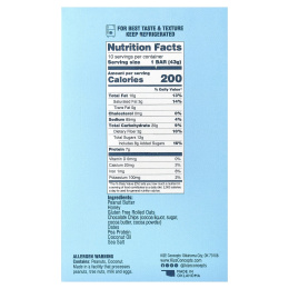 KiZE Life Changing Bar, овсяные батончики с шоколадной крошкой, 10 батончиков по 43 г (1,5 унции)