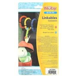 Nuby, On The Go, Linkables, для детей от 3 месяцев, 18 пакетиков
