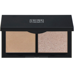 Laura Geller, Hi-Def Glow, набор из двух хайлайтеров, «Розовая безмятежность», 8,4 г