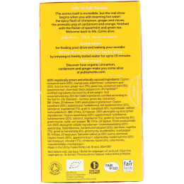 Pukka Herbs, Восстанавливающее средство, чай с натуральной корицей, кардамоном и имбирем, 20 пакетиков, 1.41 унций (40 г)