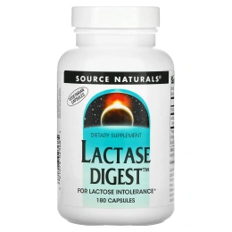 Source Naturals, Lactase Digest, 180 растительных капсул