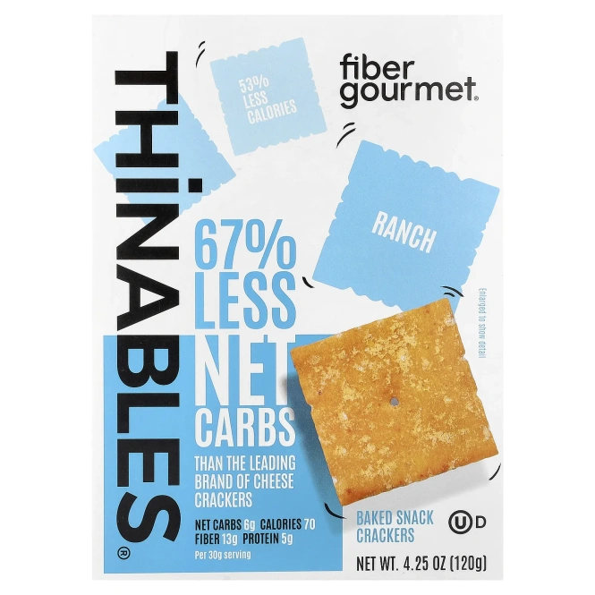 Fiber Gourmet, Thinables®, Ranch, 120 г (4,25 унции)
