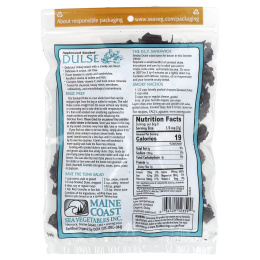 Maine Coast Sea Vegetables, Dulse, с копчением на яблоне, 56 г (2 унции)