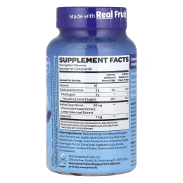 The Smurfs, Детские жевательные мармеладки, для спокойного сна, для детей от 3 лет, смурфики, 100 жевательных таблеток