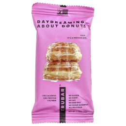 Trubar, протеиновый батончик на растительной основе, пончики, 12 батончиков по 50 г (1,76 унции)