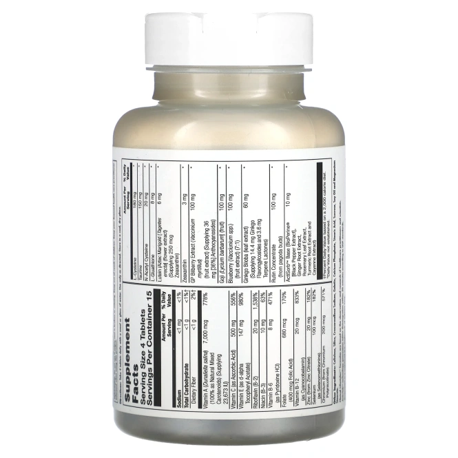 KAL, Eye Formula Plus, поддержка здоровья глаз, 60 таблеток