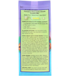 Pamela's Products, Смесь для приготовления печенья с кусочками шоколада, 13,6 унций (386 г)