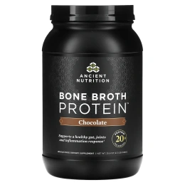 Dr. Axe / Ancient Nutrition, Белок из костного бульона, Шоколад, 1008 г (35.6 oz)