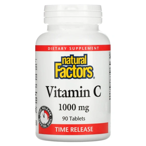 Natural Factors, Vitamin C, 1,000 mg, 90 Time Release Tablets