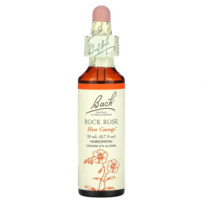 Bach, Original Flower Remedies, каменная роза, 20 мл (0,7 жидк. унц.)