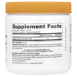 Doctor's Best, Витамин C в порошке, с Quali-C, 8,8 унции (250 г)