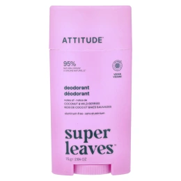 ATTITUDE, Super Leaves™, дезодорант-стик, кокос и лесные ягоды, 75 г (2,64 унции)