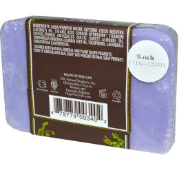 Hugo Naturals, Мыло ручной работы, французская лаванда, 4 унции (113 г)