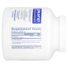 Pure Encapsulations, Магний (цитрат), 180 капсул