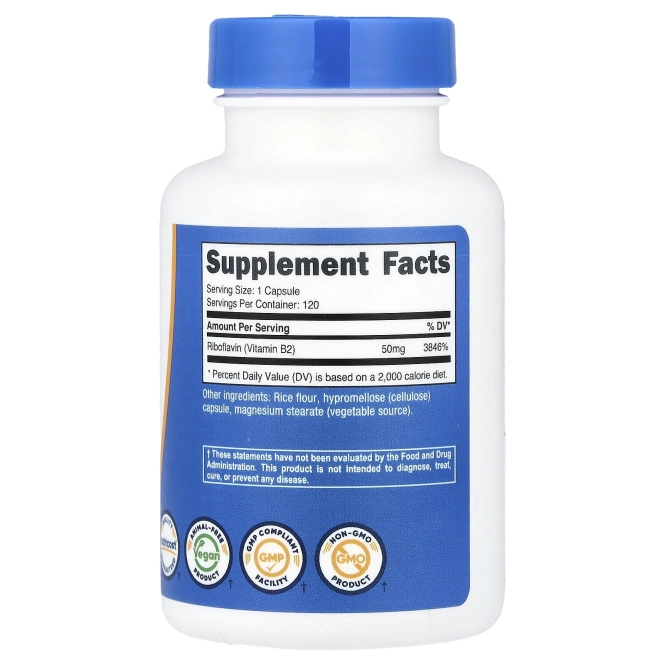 Nutricost, R-5-P, 50 мг, 120 капсул