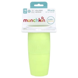 Munchkin, Miracle® 360 ° Cup, от 18 месяцев, светло-зеленый, 414 мл (14 унций)