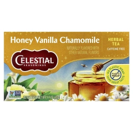 Celestial Seasonings, травяной чай, со вкусом меда, ванили и ромашки, без кофеина, 20 чайных пакетиков, 47 г (1,7 унции)