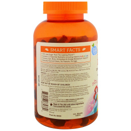 Sundown Naturals Kids, Дети, полный мультивитаминный жевательный мармелад, принцесса Диснея, виноград, апельсин и вишня, 180 жевательных мармеладок
