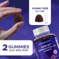 Vitamatic, KSM-66®, ашваганда и витамин D3, натуральный вкус голубой малины, 60 жевательных таблеток