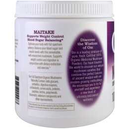 Organic Mushroom Nutrition, Грифола курчавая, грибной порошок, 7.14 унций (200 г)