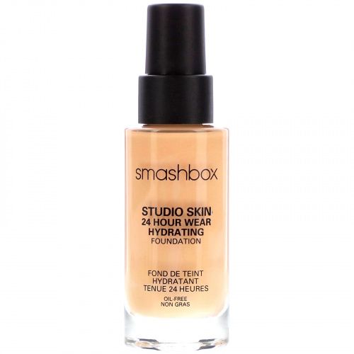 Smashbox, Studio Skin 24 Hour Wear Hydrating Foundation 2.15 Light with Cool Undertone, 1 fl oz (30 ml)