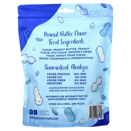 Spunky Pup, All Natural Dog Treats, хрустящее печенье, хрустящее арахисовое масло, 283 г (10 унций)