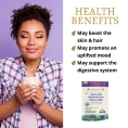 DelighTeas, Ayurvedic Butterfly Pea Flower Bliss, травяной чай, без кофеина, 30 роскошных чайных пакетиков Pyramid, 60 г (2,1 унции)