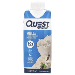 Quest Nutrition, Протеиновый коктейль, ваниль, 4 коктейля, 325 мл (11 жидк. унц.)