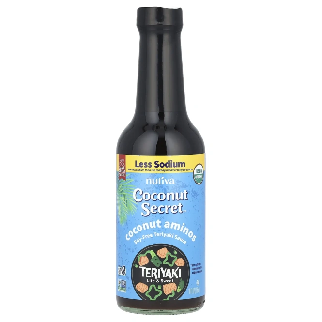 Coconut Secret, Coconut Aminos, терияки, легкое и сладкое, 296 мл (10 жидк. унц.)