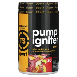 Top Secret Nutrition, Sport, Pump Igniter, черный, эффективный перед тренировкой, фруктовый пунш, 450 г (15,8 унции)